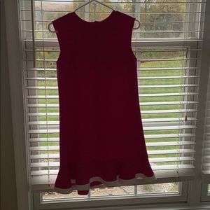 Fuchsia trumpet dress